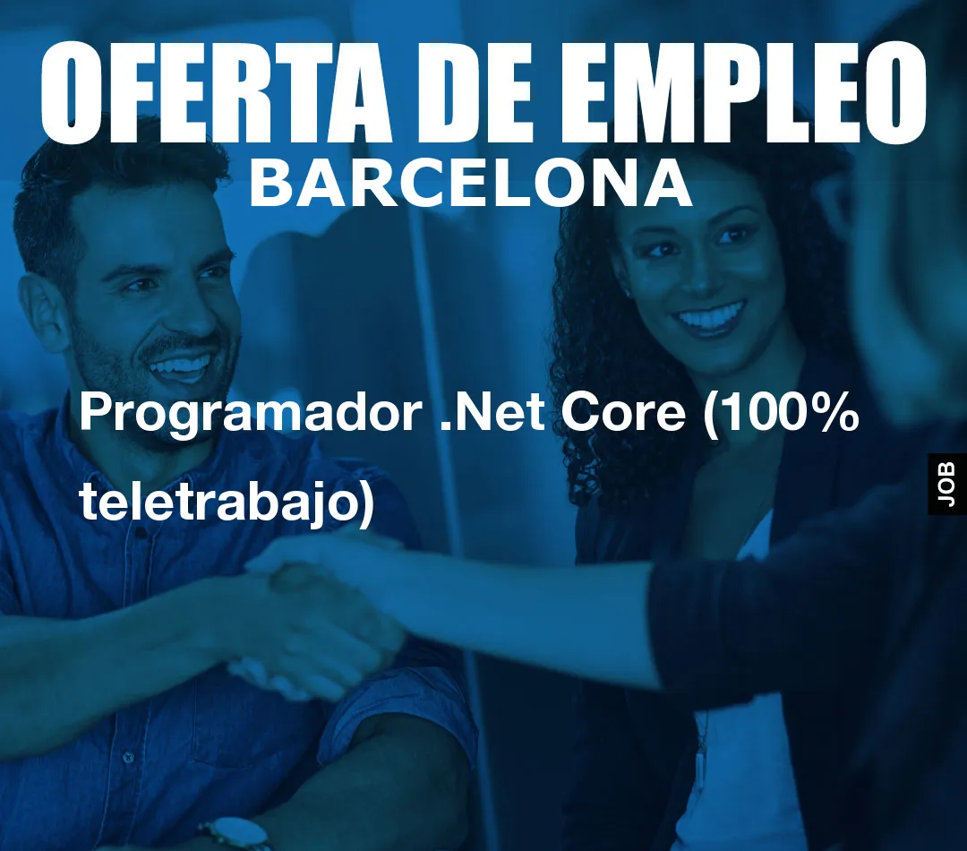 Programador .Net Core (100% teletrabajo)