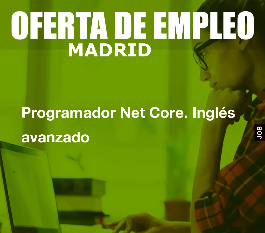 Programador Net Core. Inglés avanzado