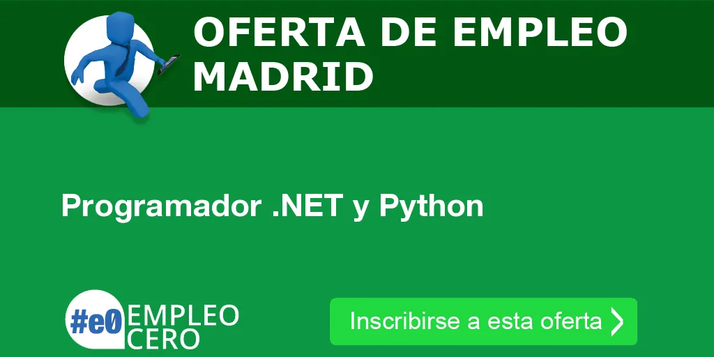 Programador .NET y Python