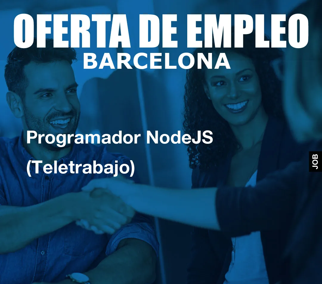 Programador NodeJS (Teletrabajo)