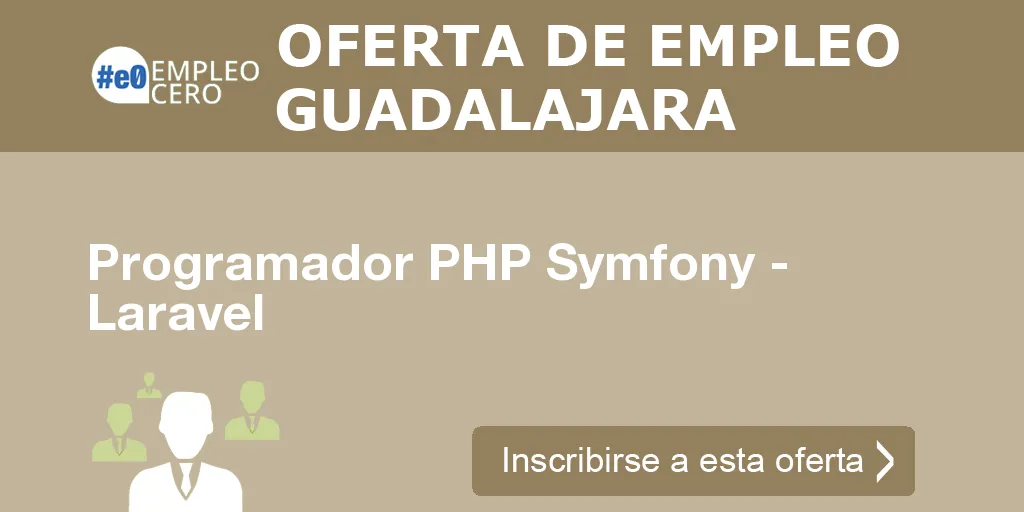 Programador PHP Symfony - Laravel Programador PHP Symfony - Laravel