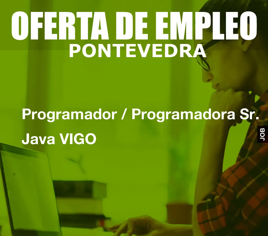 Programador / Programadora Sr. Java VIGO