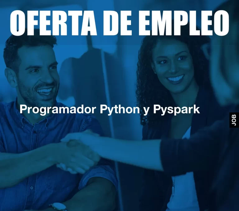 Programador Python y Pyspark