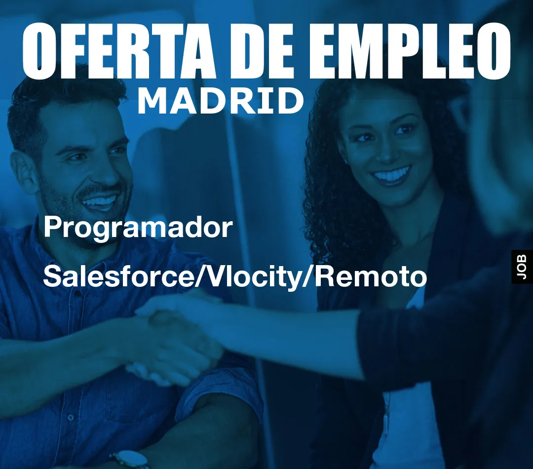 Programador Salesforce/Vlocity/Remoto