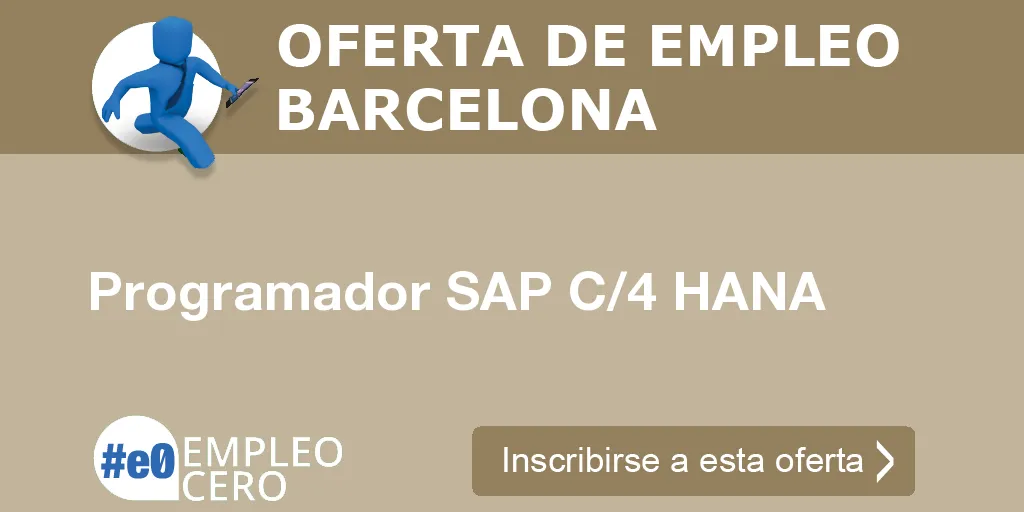 Programador SAP C/4 HANA Programador SAP C/4 HANA