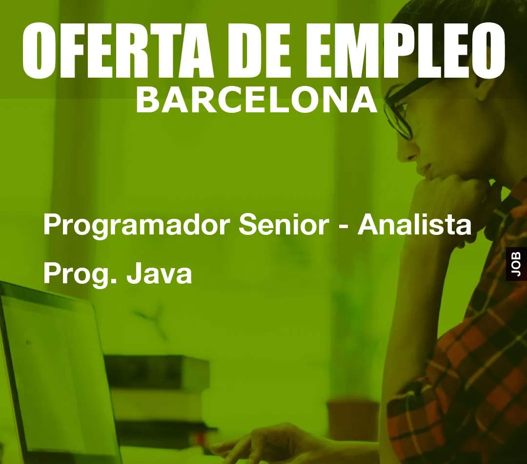 Programador Senior – Analista Prog. Java