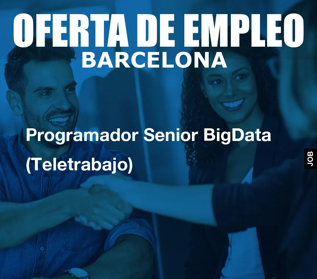 Programador Senior BigData (Teletrabajo)