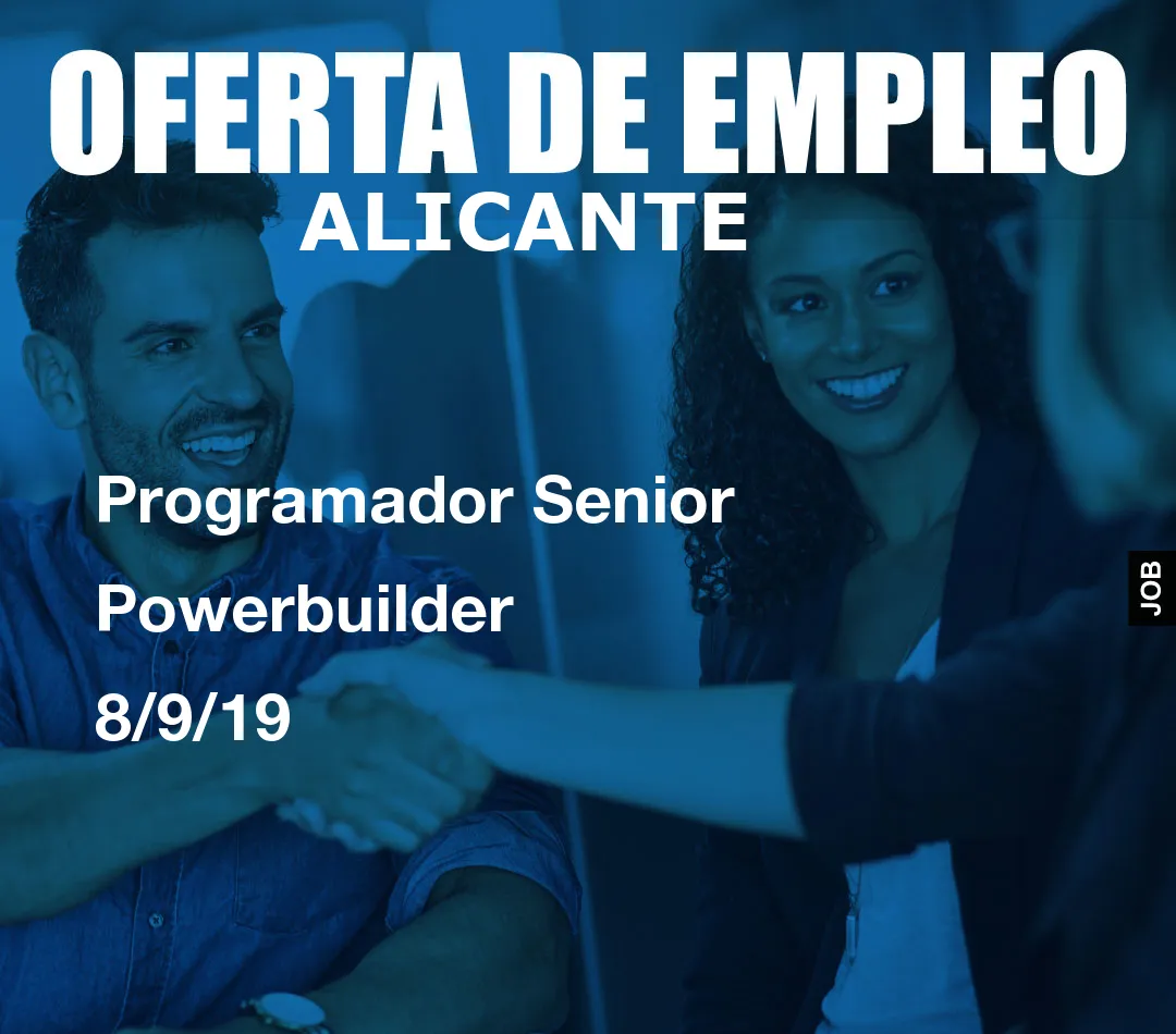 Programador Senior Powerbuilder 8/9/19