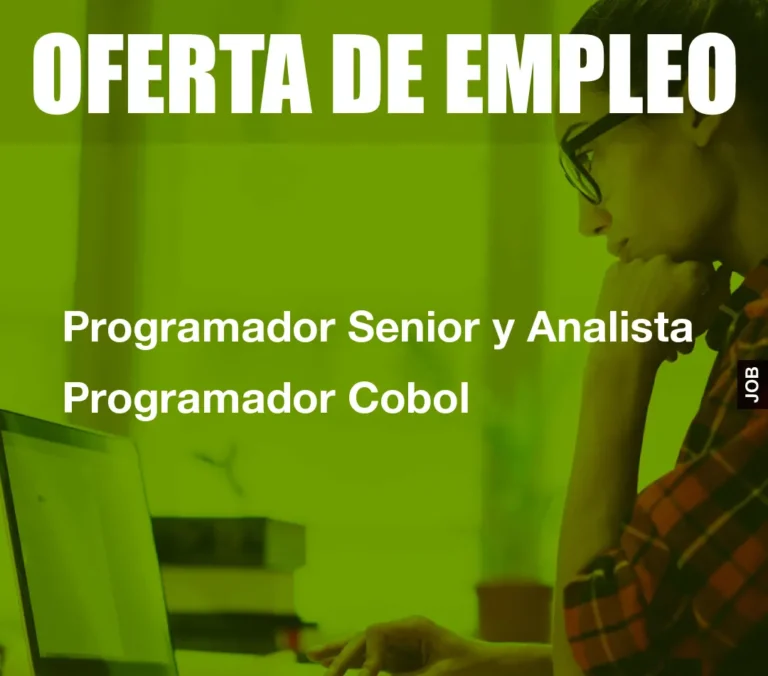 Programador Senior y Analista Programador Cobol