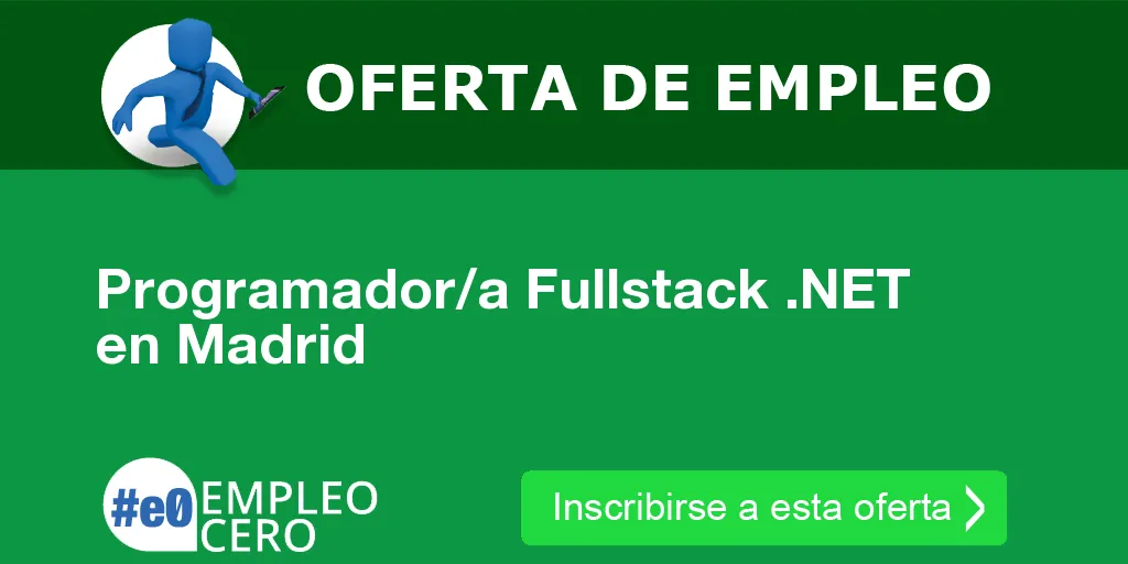 Programador/a Fullstack .NET en Madrid