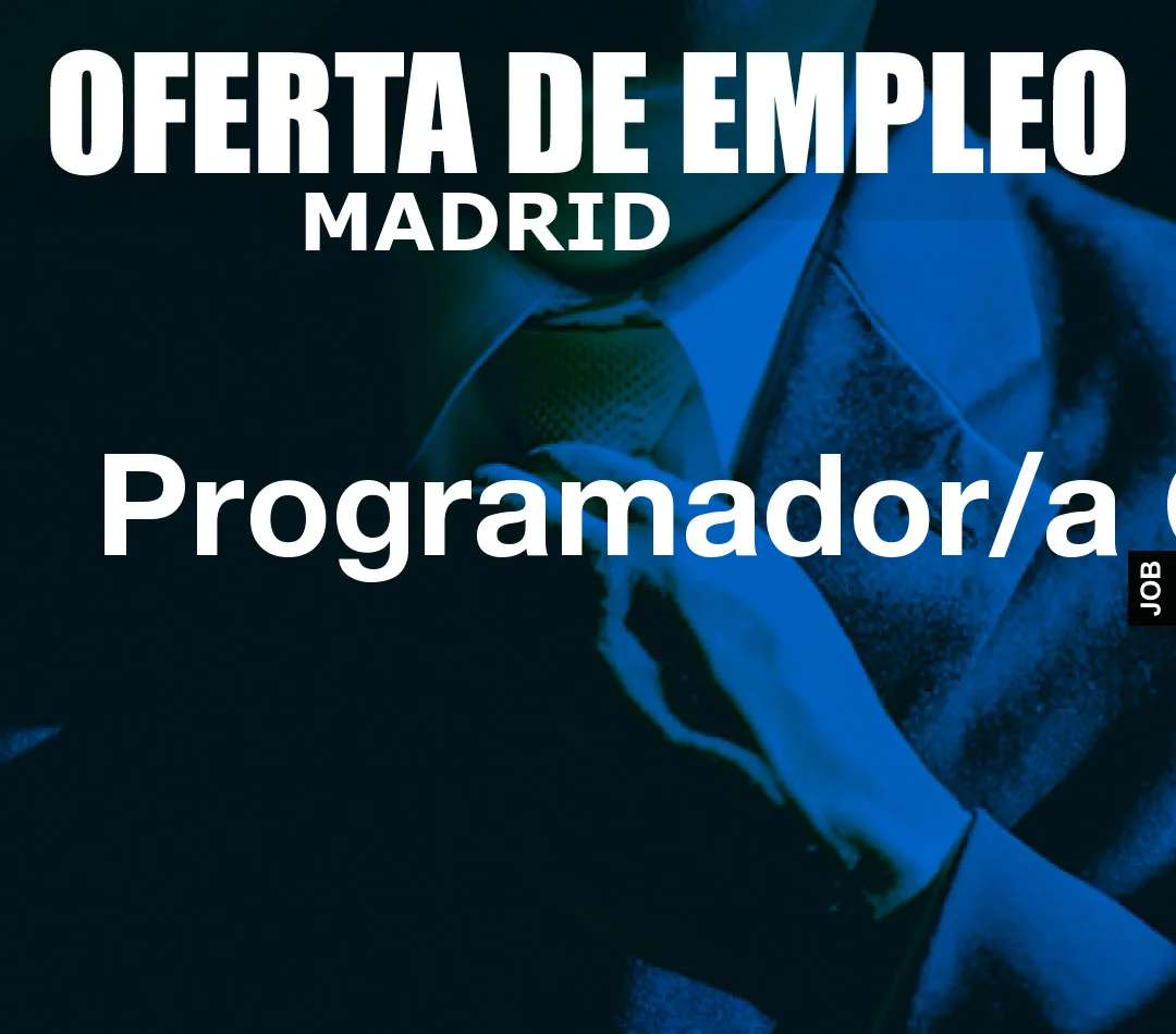 Programador/a Gis Programador/a Gis