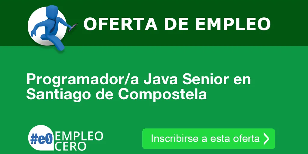 Programador/a Java Senior en Santiago de Compostela