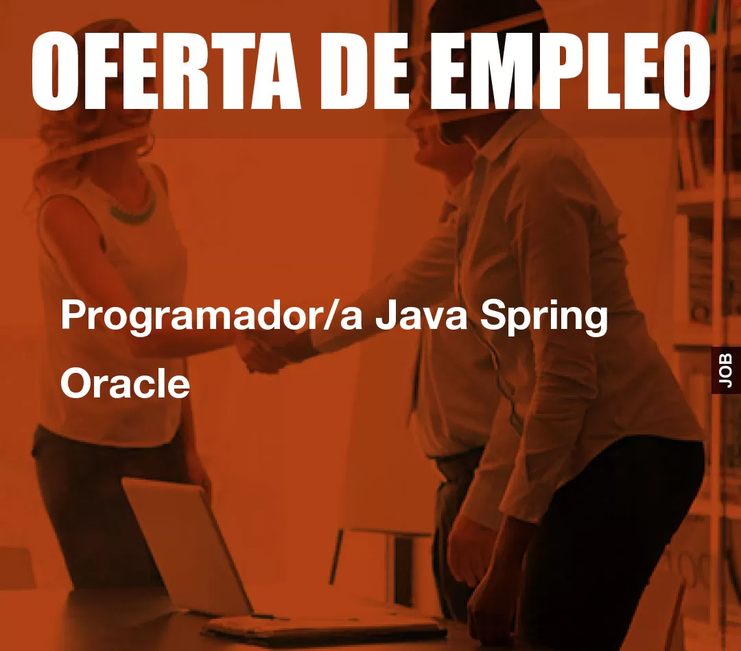Programador/a Java Spring Oracle Programador/a Java Spring Oracle