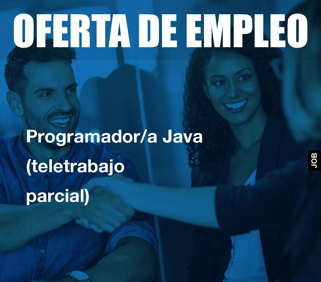 Programador/a Java (teletrabajo parcial)