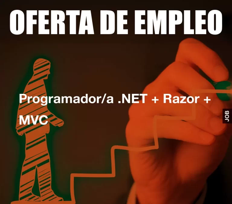 Programador/a .NET + Razor + MVC