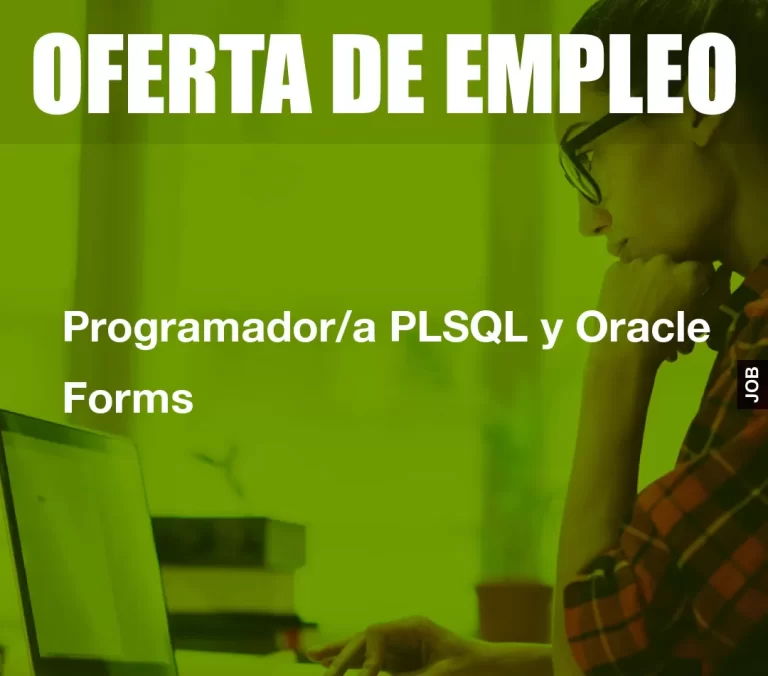 Programador/a PLSQL y Oracle Forms
