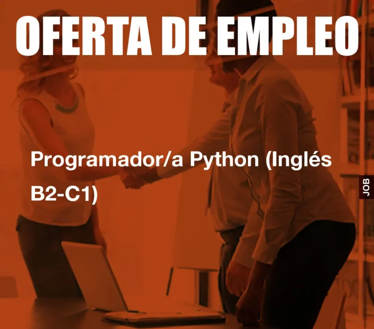 Programador/a Python (Inglés B2-C1)