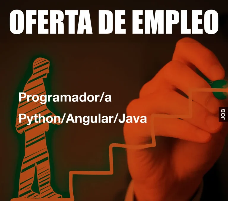 Programador/a Python/Angular/Java
