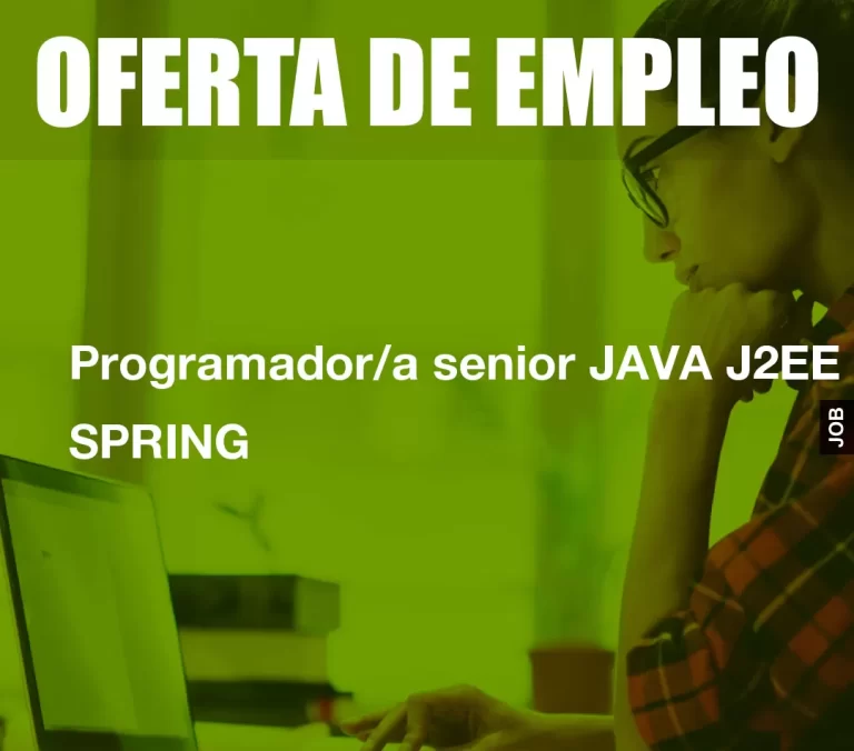 Programador/a senior JAVA J2EE SPRING