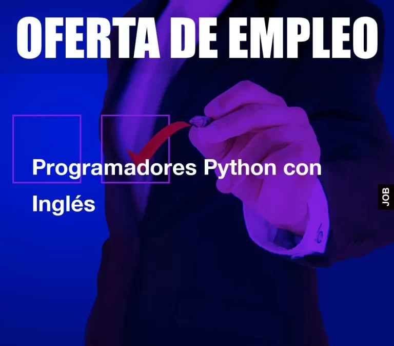 Programadores Python con Inglés