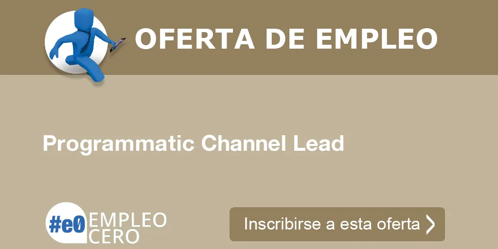 Programmatic Channel Lead