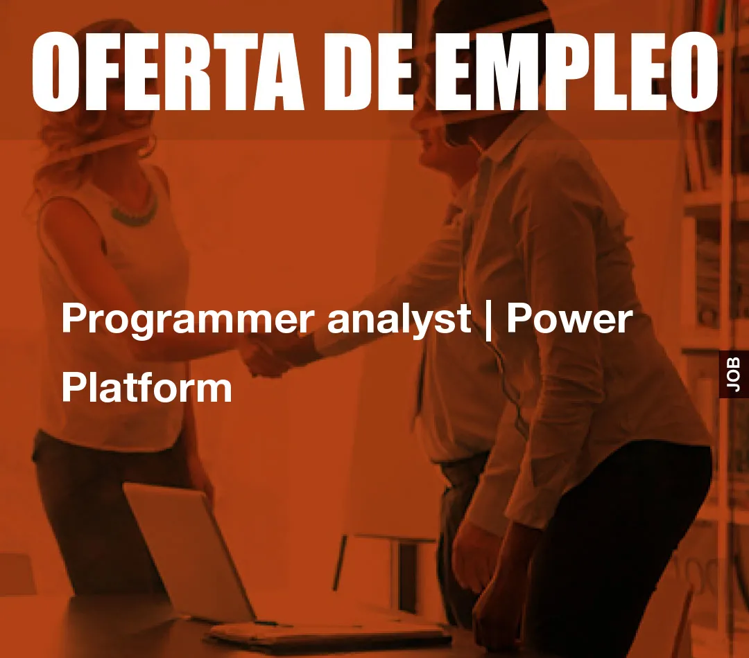 Programmer analyst | Power Platform