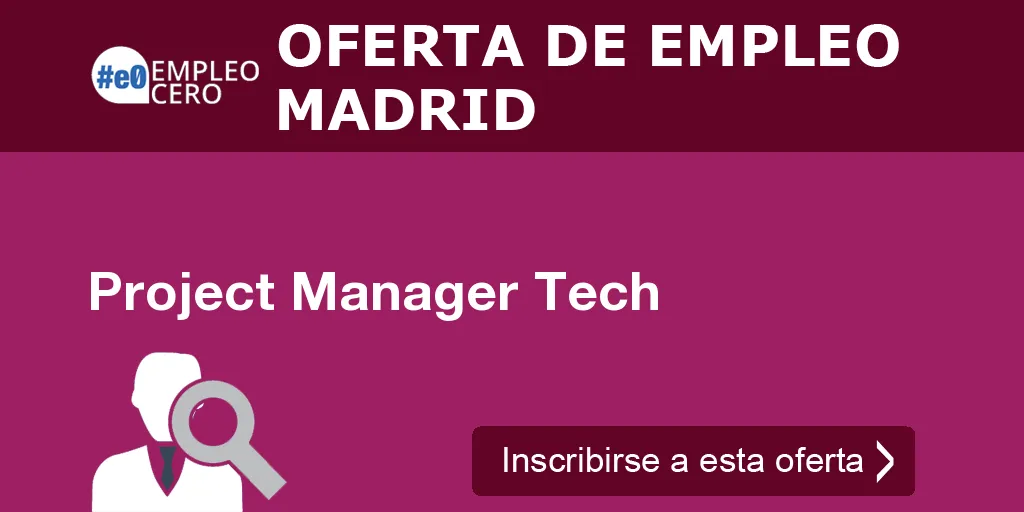 Project Manager Tech Project Manager Tech