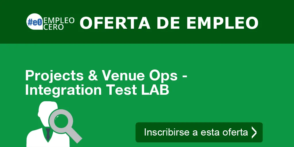 Projects & Venue Ops - Integration Test LAB Projects & Venue Ops - Integration Test LAB