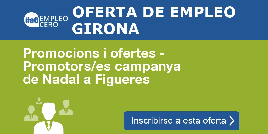 Promocions i ofertes - Promotors/es campanya de Nadal a Figueres