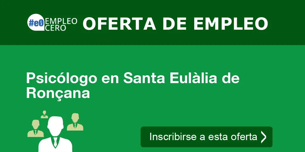 Psicólogo en Santa Eulàlia de Ronçana