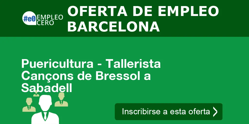 Puericultura - Tallerista Cançons de Bressol a Sabadell