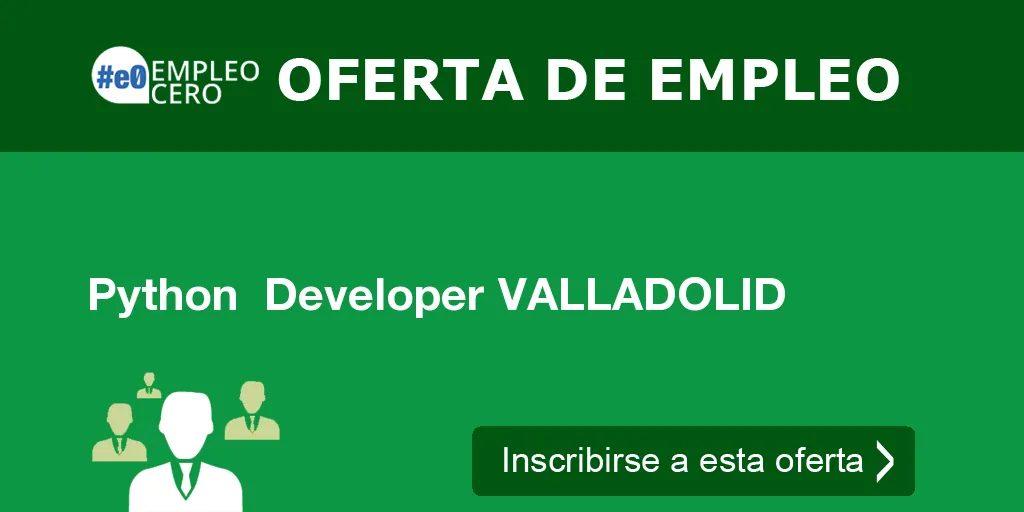 Python  Developer VALLADOLID