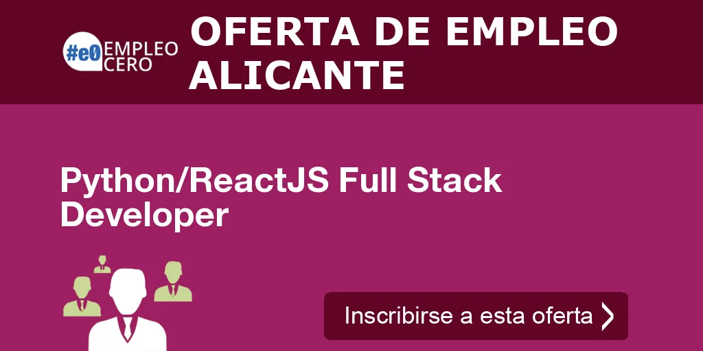 Python/ReactJS Full Stack Developer Python/ReactJS Full Stack Developer