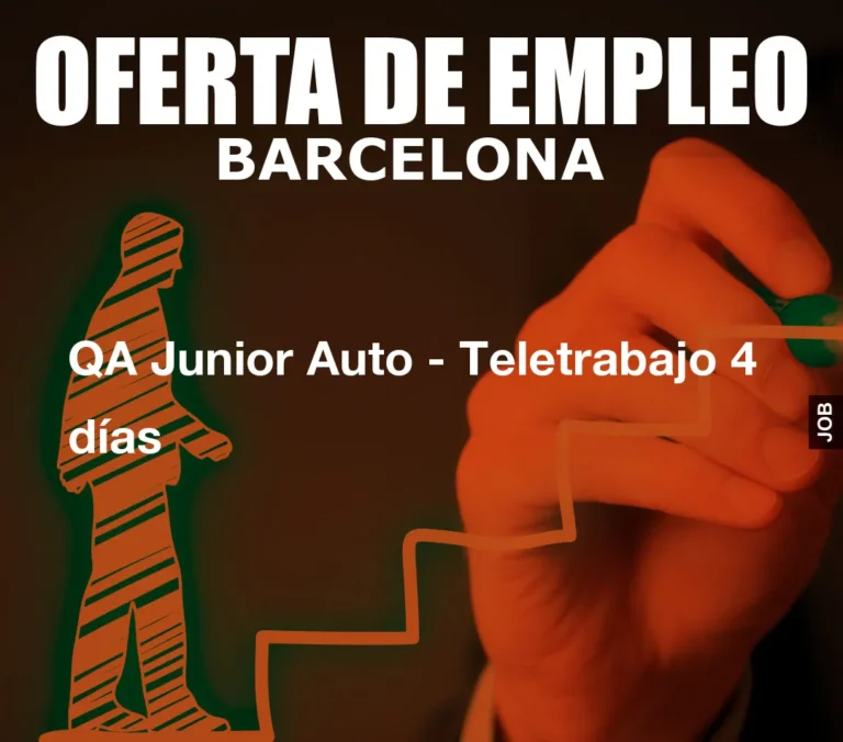 QA Junior Auto – Teletrabajo 4 días