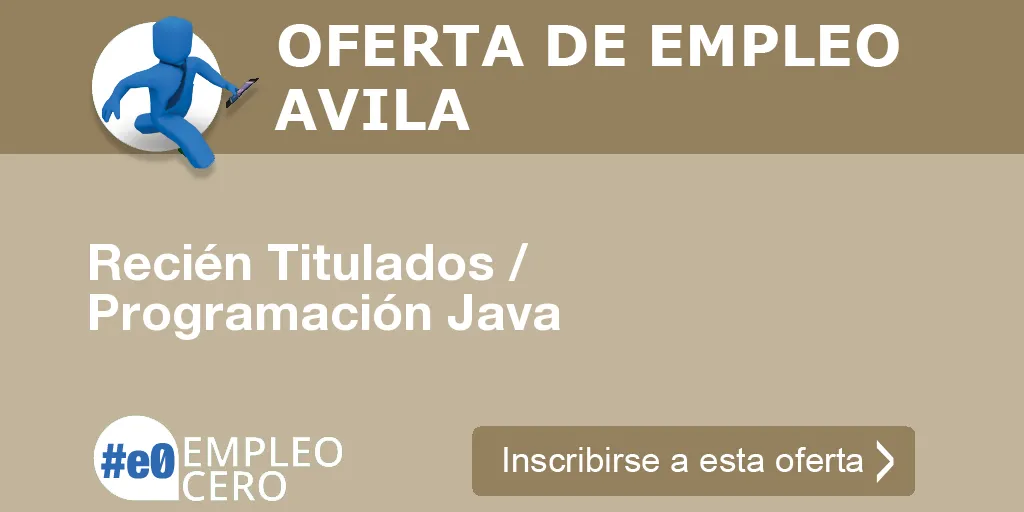 Recién Titulados / Programación Java Recién Titulados / Programación Java