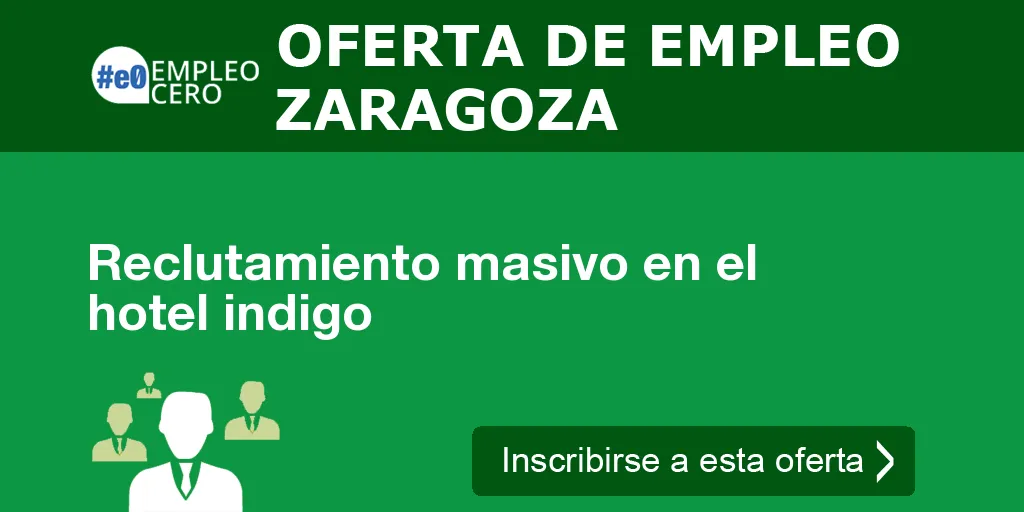 Reclutamiento masivo en el hotel indigo Reclutamiento masivo en el hotel indigo