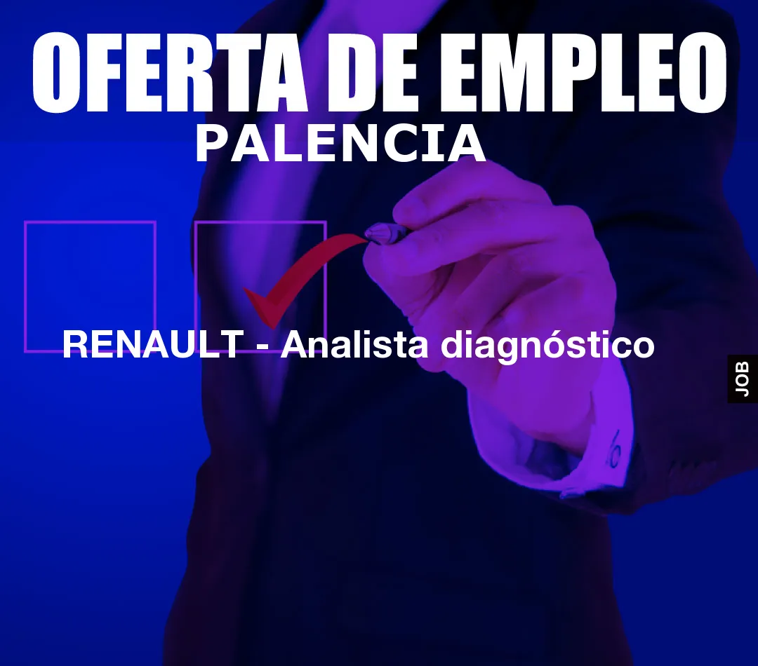 RENAULT – Analista diagnóstico