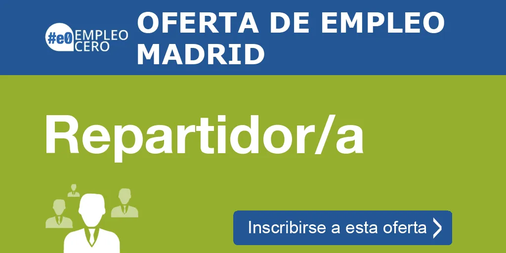 Repartidor/a