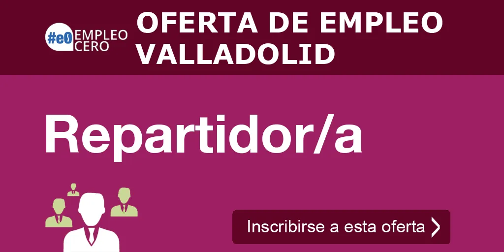 Repartidor/a Repartidor/a