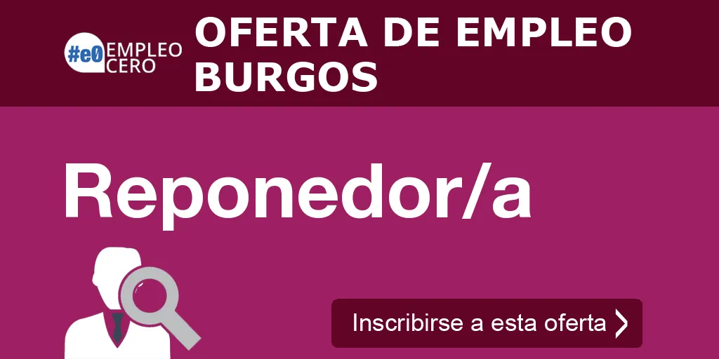 Reponedor/a