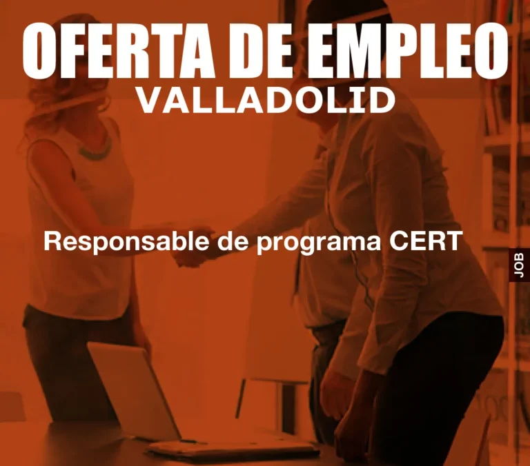 Responsable de programa CERT