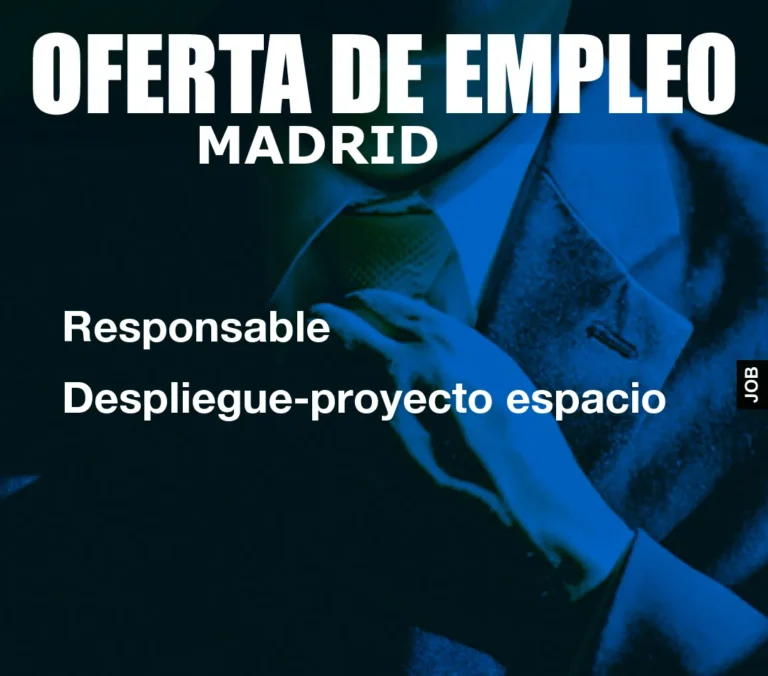 Responsable Despliegue-proyecto espacio
