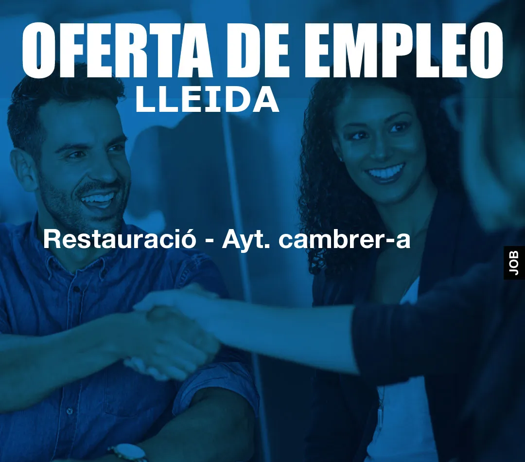 Restauració – Ayt. cambrer-a