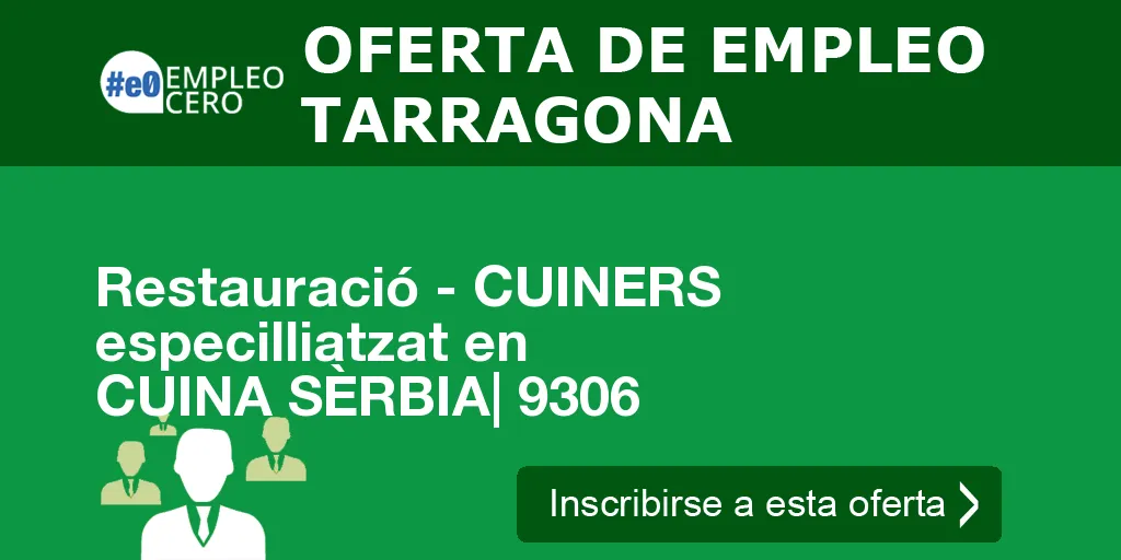 Restauració - CUINERS especilliatzat en CUINA SÈRBIA| 9306 Restauració - CUINERS especilliatzat en CUINA SÈRBIA| 9306