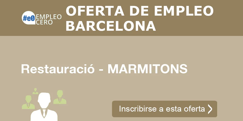 Restauració - MARMITONS Restauració - MARMITONS