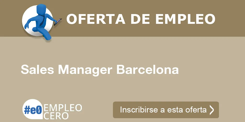 Sales Manager Barcelona