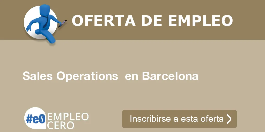 Sales Operations en Barcelona Sales Operations en Barcelona