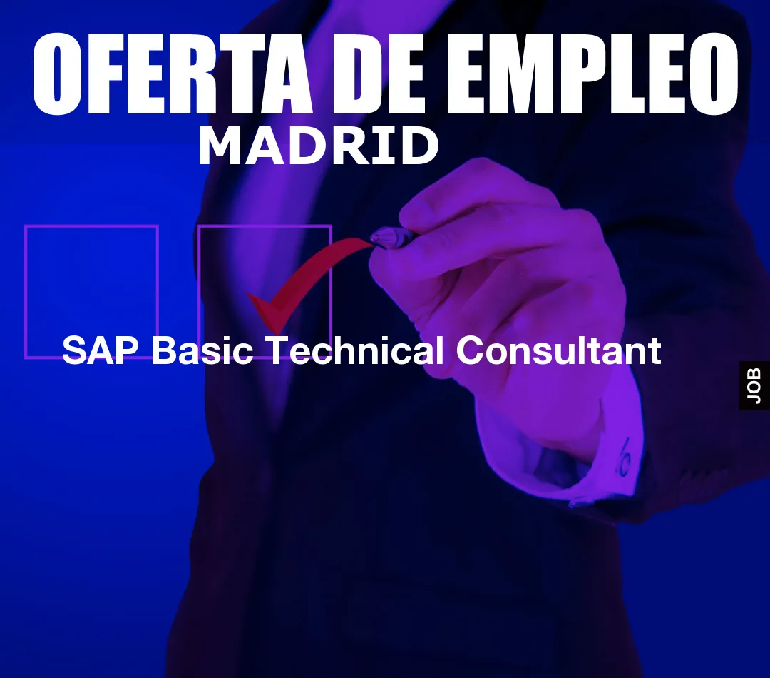 SAP Basic Technical Consultant SAP Basic Technical Consultant