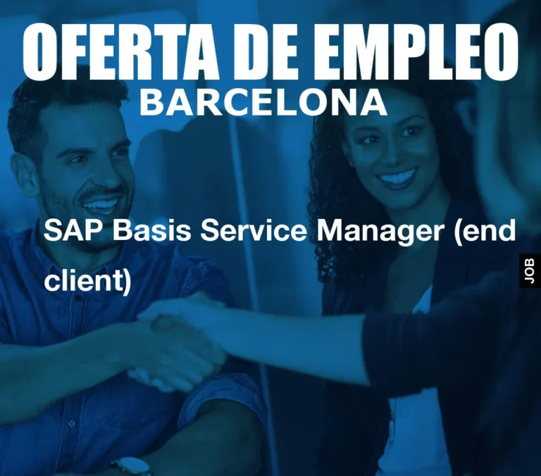 SAP Basis Service Manager (end client)