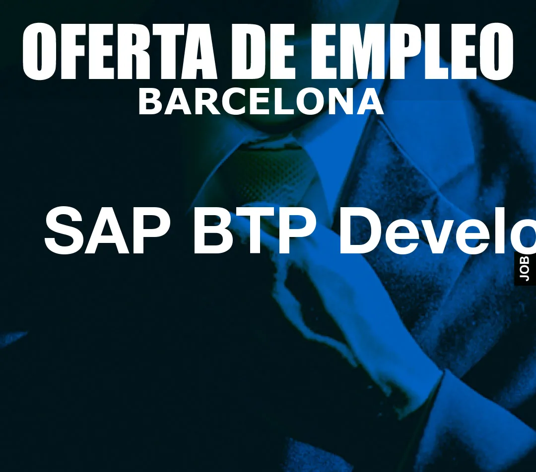 SAP BTP Developer SAP BTP Developer